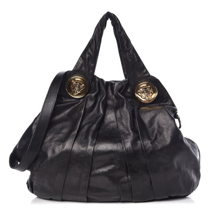 Gucci Calfskin Medium Hysteria Top Handle Bag Black 1 of 9