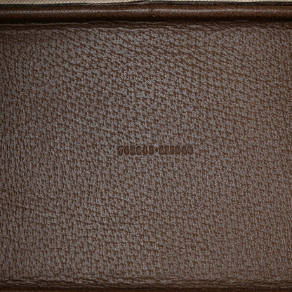 Gucci GG Supreme Monogram Textured Calfskin Small Ophidia Shoulder Tote Bag Beige Ebony New Acero 6 of 16