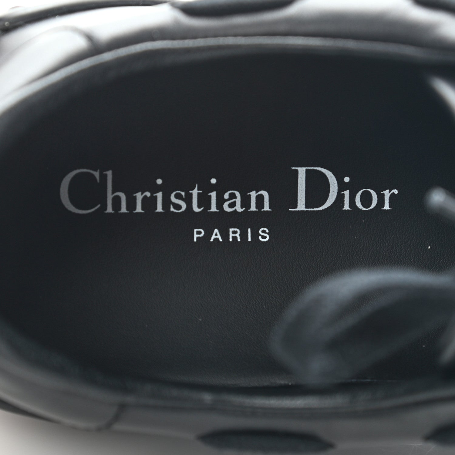 Christian Dior Smooth Calfskin Suede D-Fence Sneakers 39 Black 7 of 10