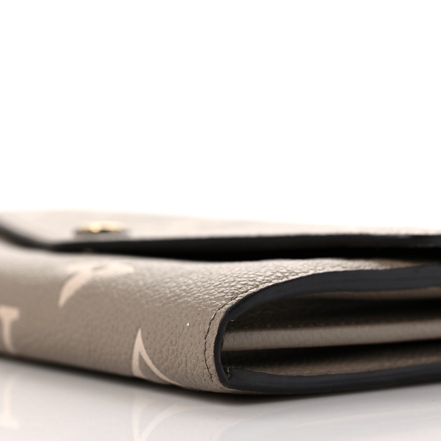 Empreinte Monogram Giant Sarah Wallet Tourterelle Creme