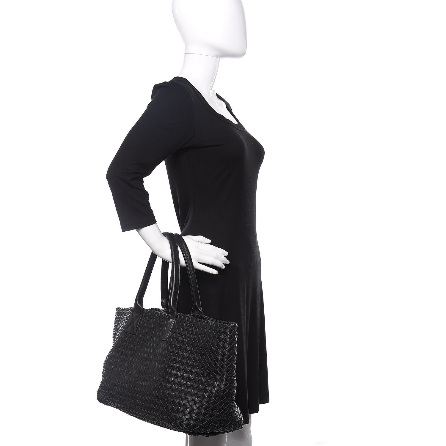 Bottega Veneta Nappa Intrecciato Medium Cabat Black 2 of 10