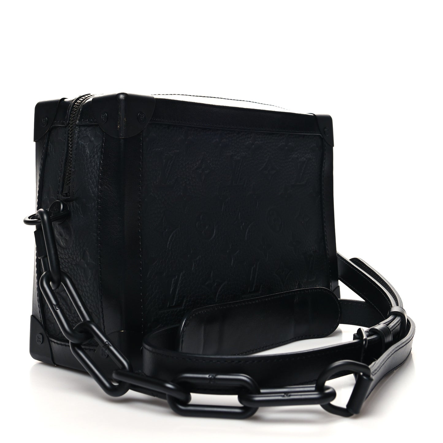 Taurillon Monogram Solar Ray Soft Trunk Black