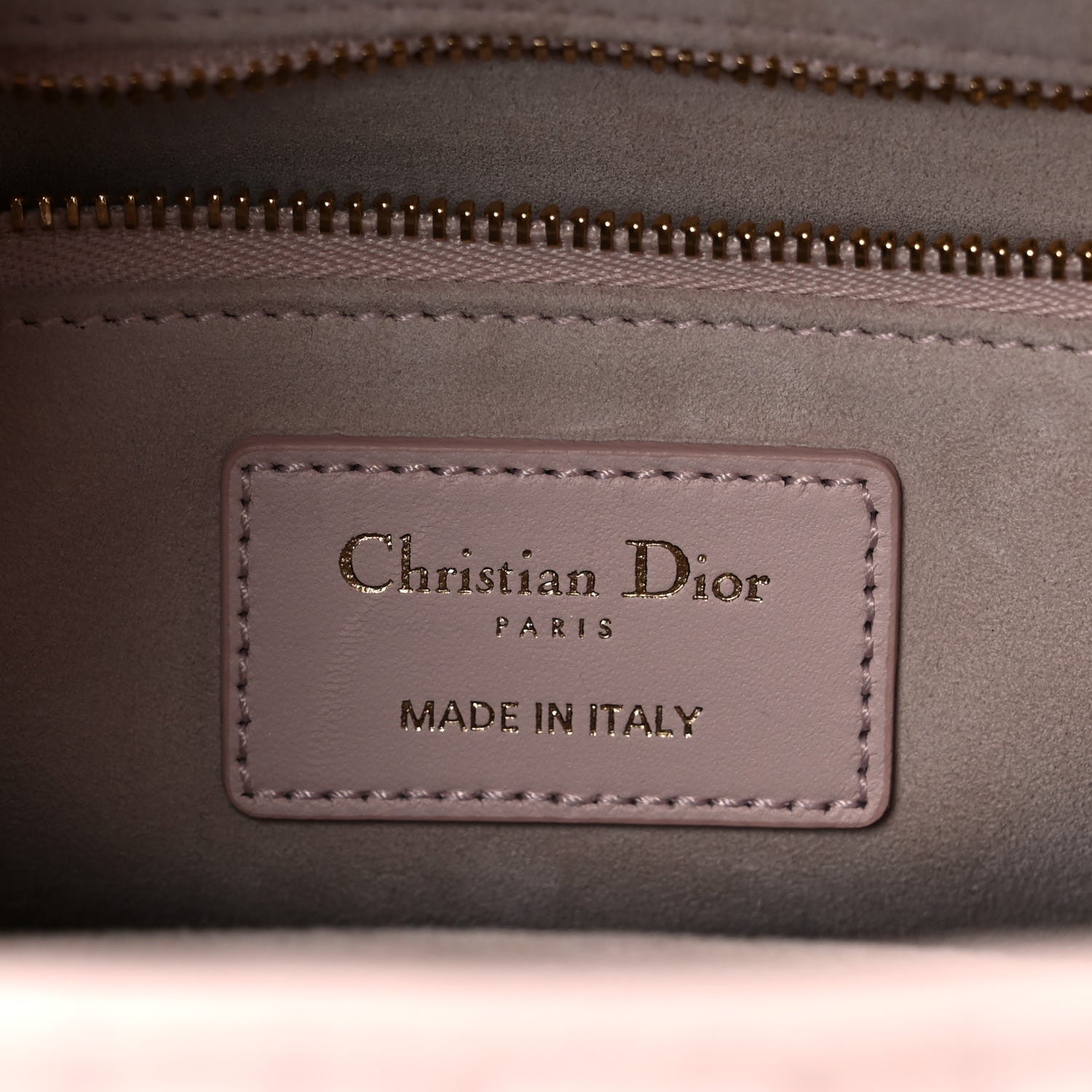 Christian Dior Lambskin Cannage Medium Lady Dior Light Pink 11 of 13