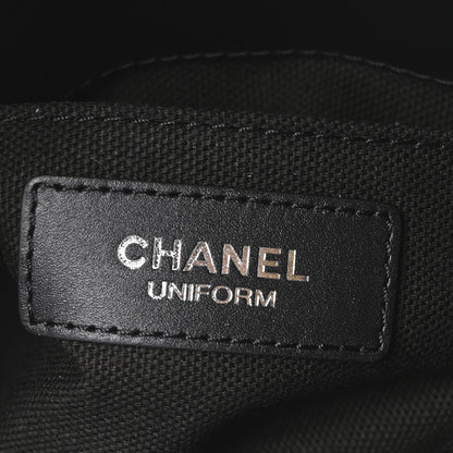 Chanel Calfskin Quilted CC Uniform Flap Belt Bag Black 6 of 10