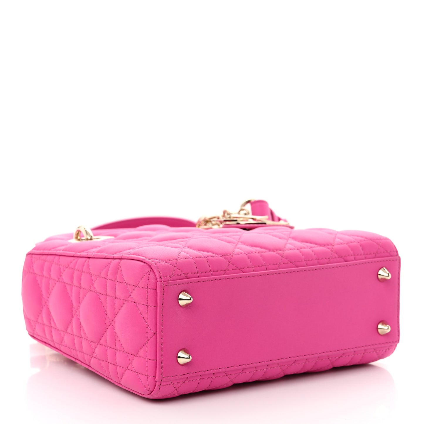 Lambskin Cannage Small My ABCDior Lady Dior Rani Pink