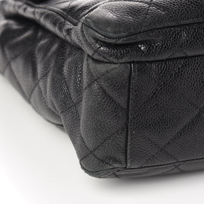 Chanel Caviar Quilted Flap Shoulder Bag Black 9 of 14