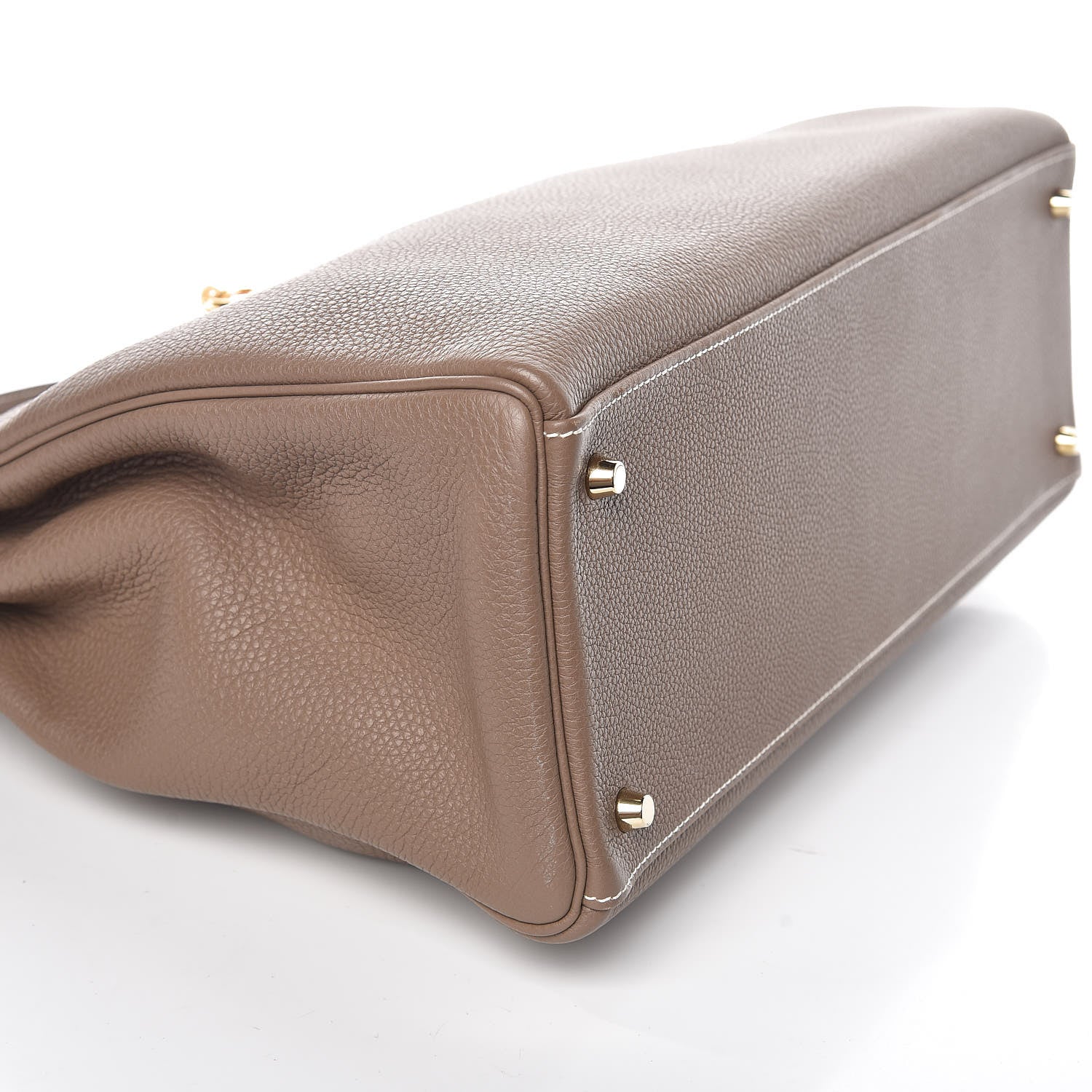 Hermes Togo Kelly Retourne 40 Etoupe 7 of 34