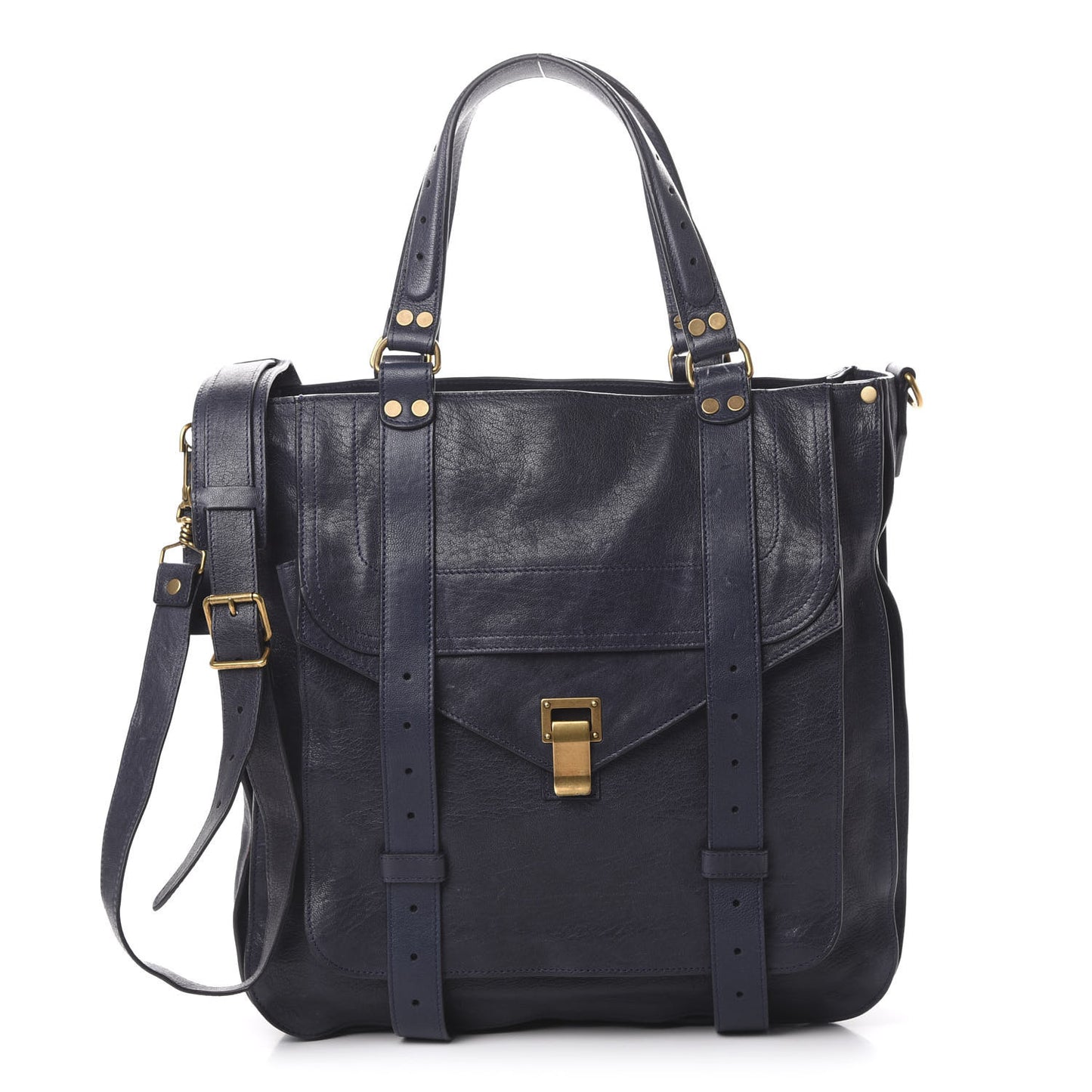 Lambskin PS1 Tote Indigo