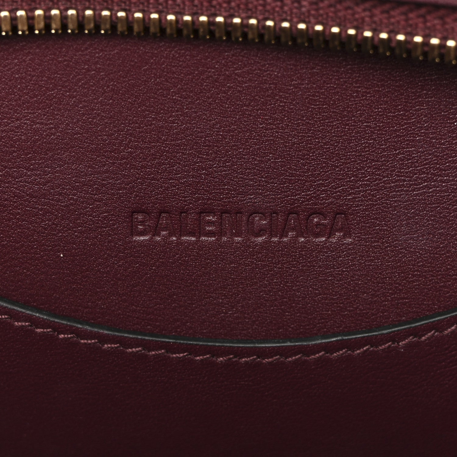 Balenciaga Smooth Calfskin Brass Hardware Neo Classic S City Burgundy 6 of 10