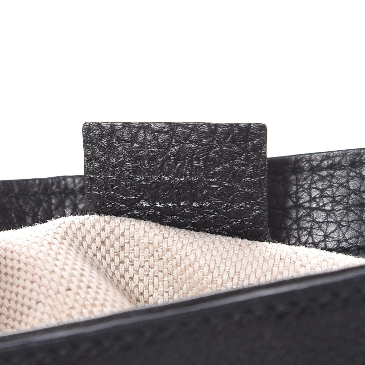 Gucci Pebbled Calfskin Medium Soho Flap Crossbody Black 7 of 12