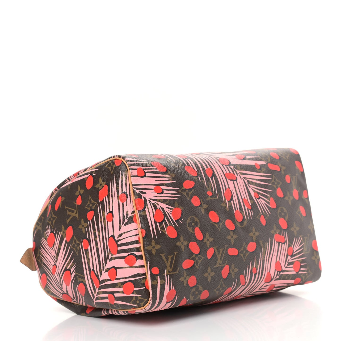 Monogram Jungle Dots Speedy 30 Sugar Pink Poppy