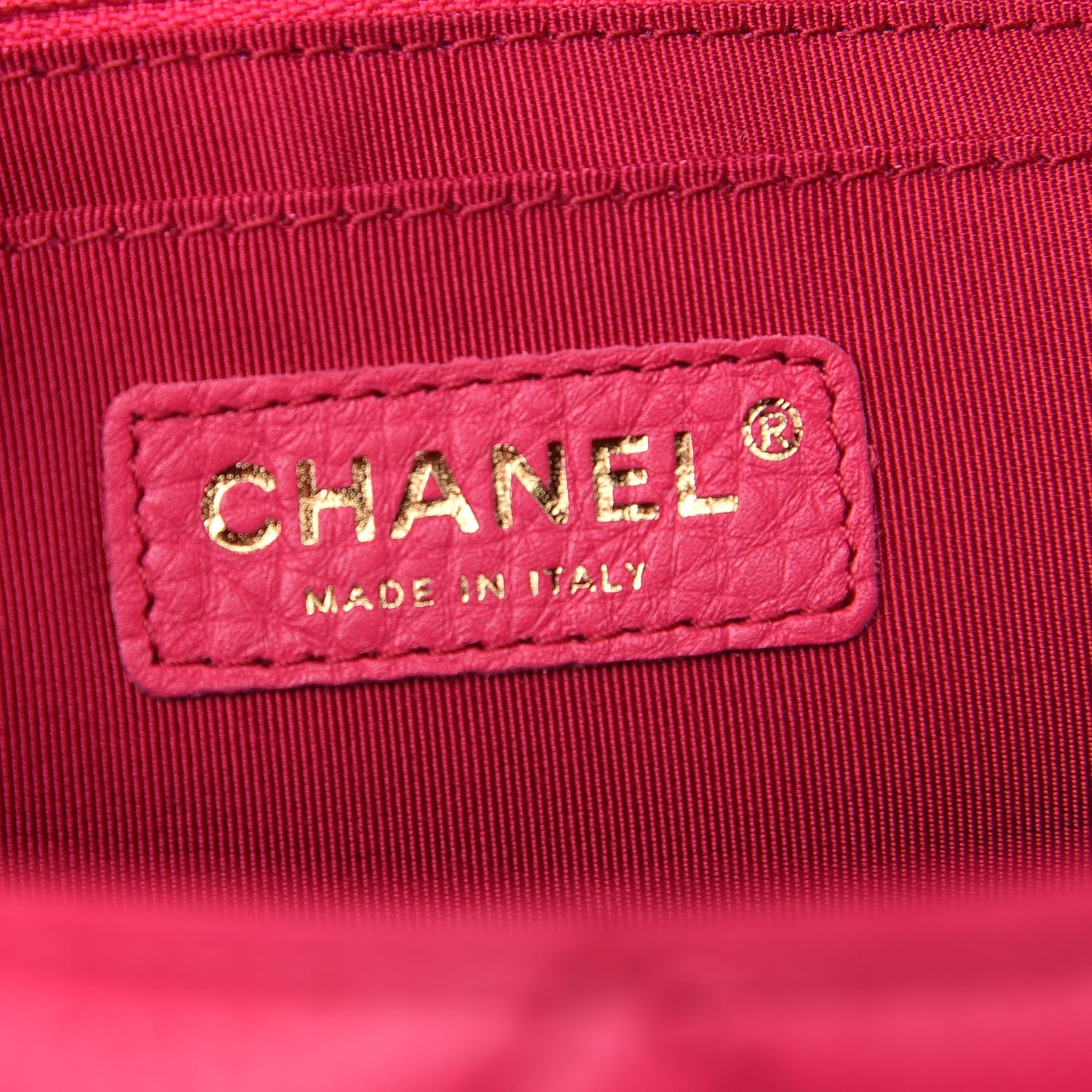 Chanel Calfskin Quilted Small XXL Travel Flap Bag Dark Pink 6 of 9