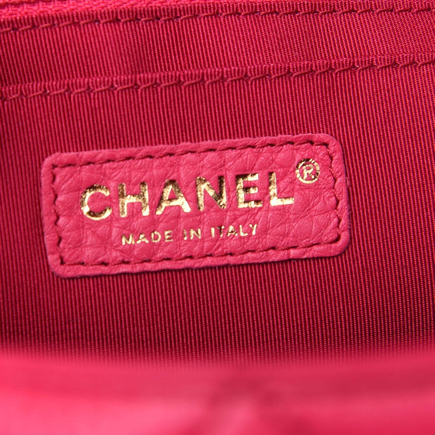 Calfskin Quilted Small XXL Travel Flap Bag Dark Pink