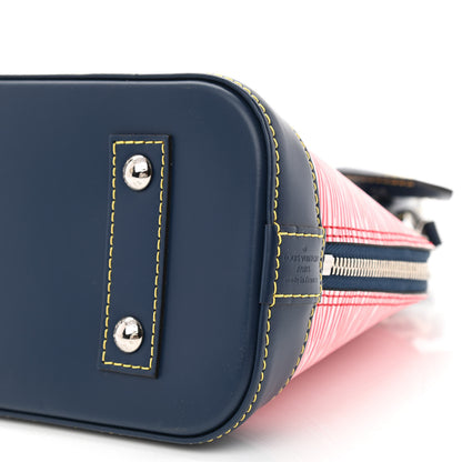 Louis Vuitton Epi Alma BB Denim Red 10 of 11