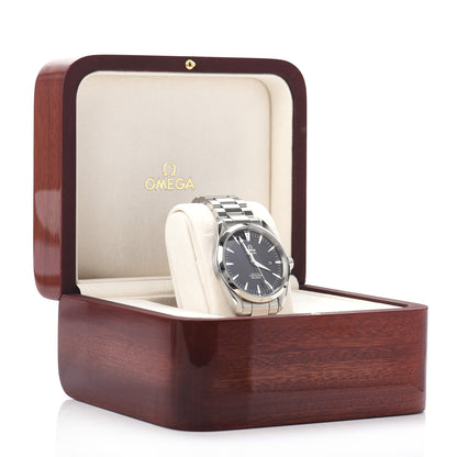 Omega Stainless Steel 42mm Seamaster Aqua Terra Co-Axial Chronometer Automatic Watch Black 2502.50.00 6 of 6