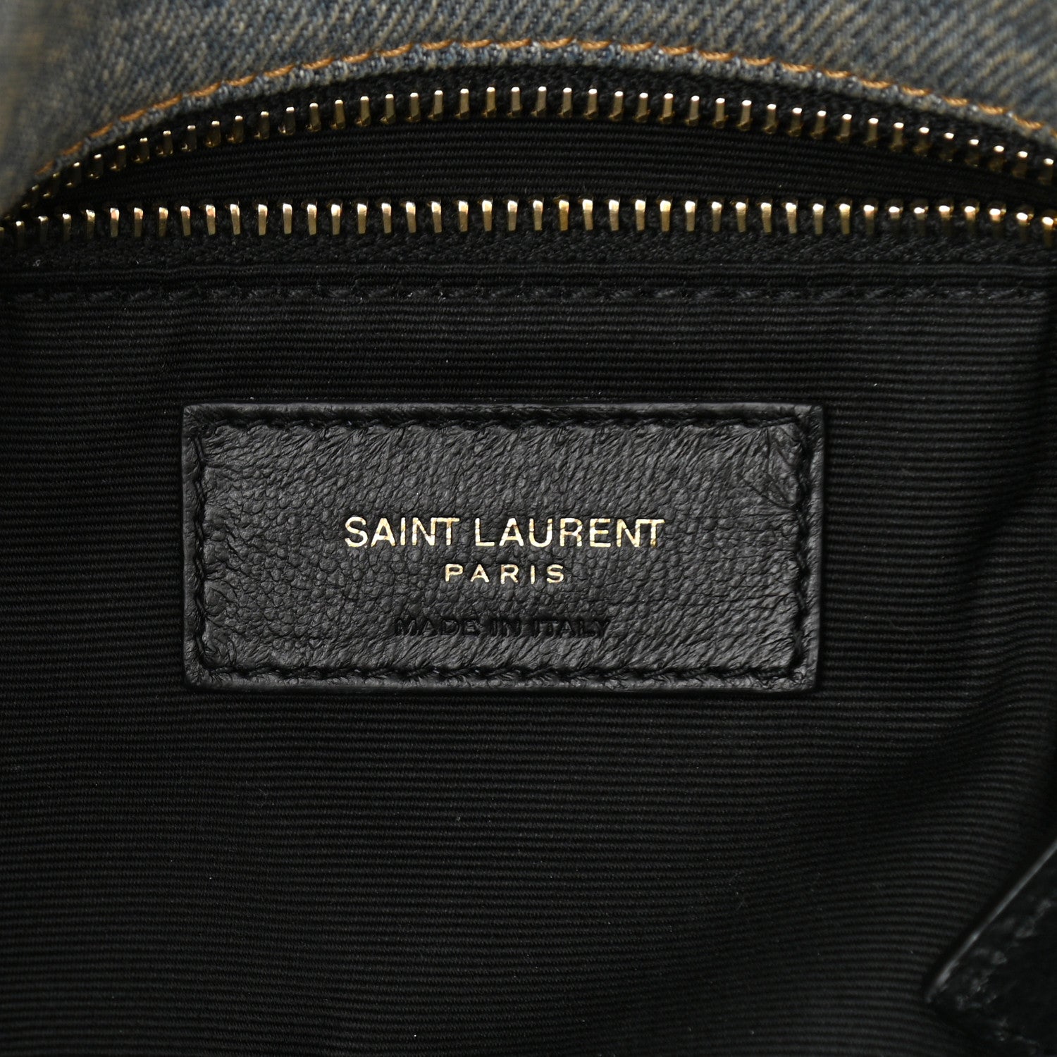 Saint Laurent Denim Quilted Small Loulou Puffer Monogram Chain Satchel Blue Cinnamon 7 of 11