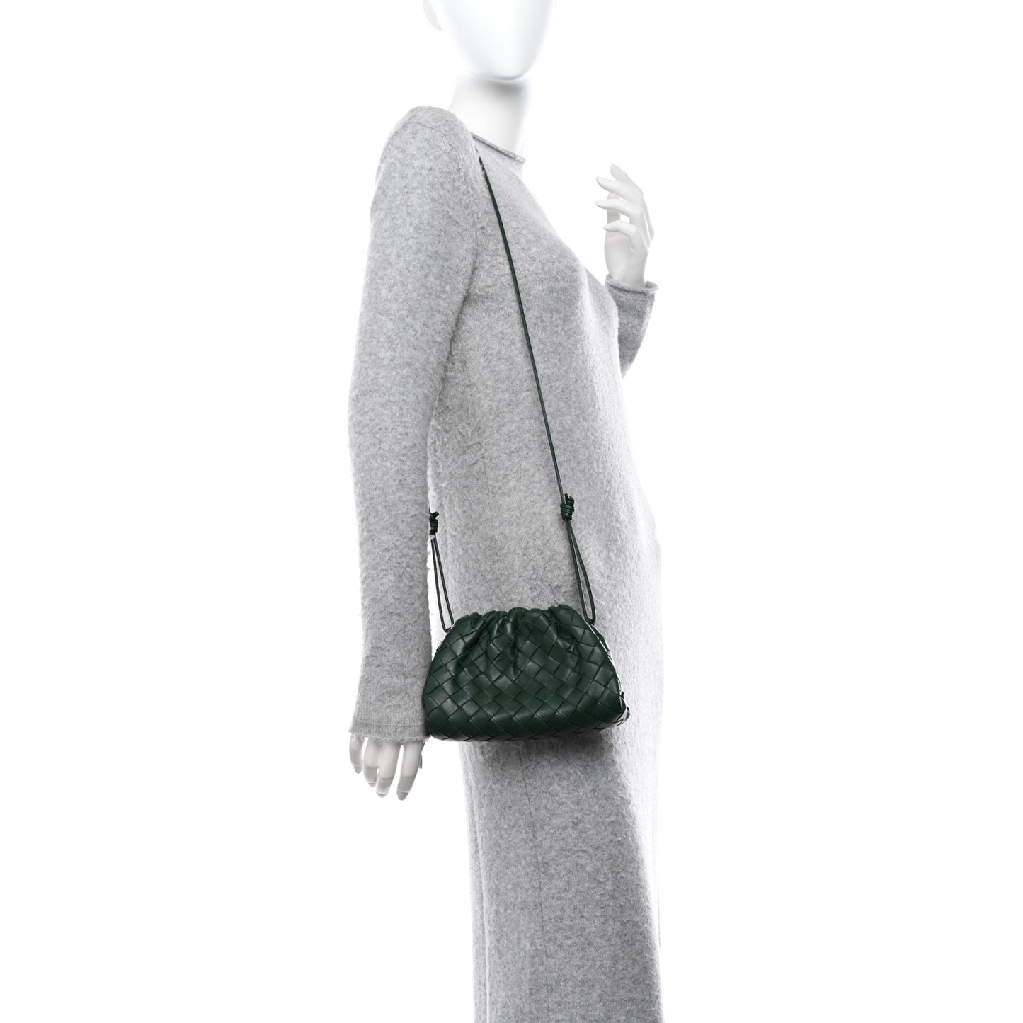 Nappa Intrecciato The Mini Pouch Raintree