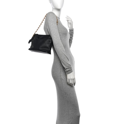 Loewe Nappa Calfskin Mini Flamenco Knot Clutch With Chain Black 2 of 12