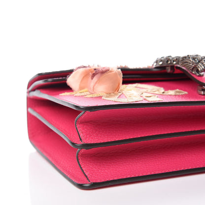 Gucci Pebbled Calfskin Embellished Guccify Small Dionysus Shoulder Bag Rosa 8 of 12