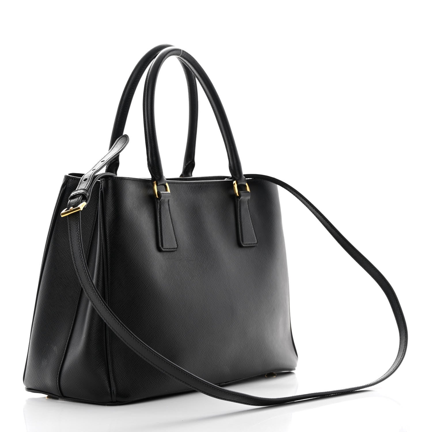 Prada Saffiano Lux Medium Tote Black 3 of 18