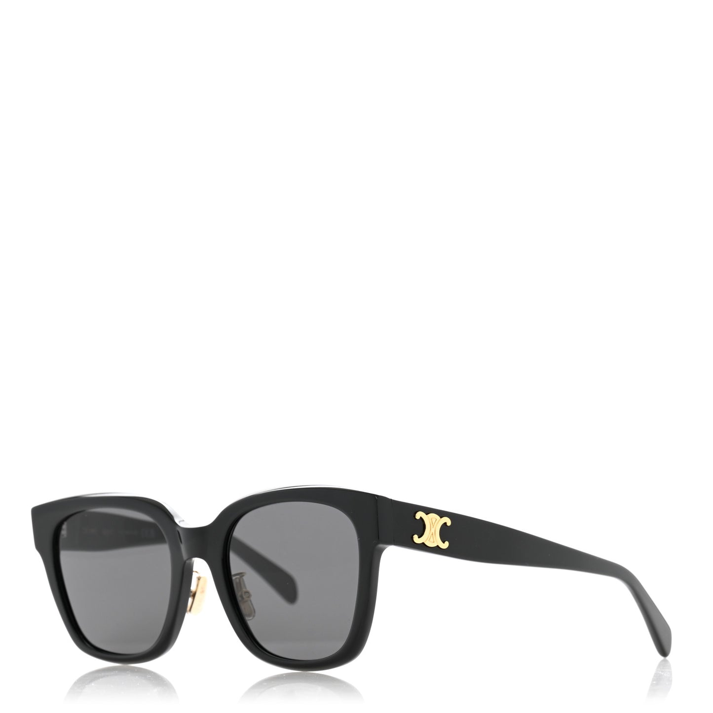 Acetate Triomphe Sunglasses CL40222F Black