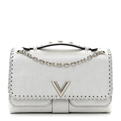 Louis Vuitton Cuir Plume Ecume Very Chain Bag Argent 1 of 10