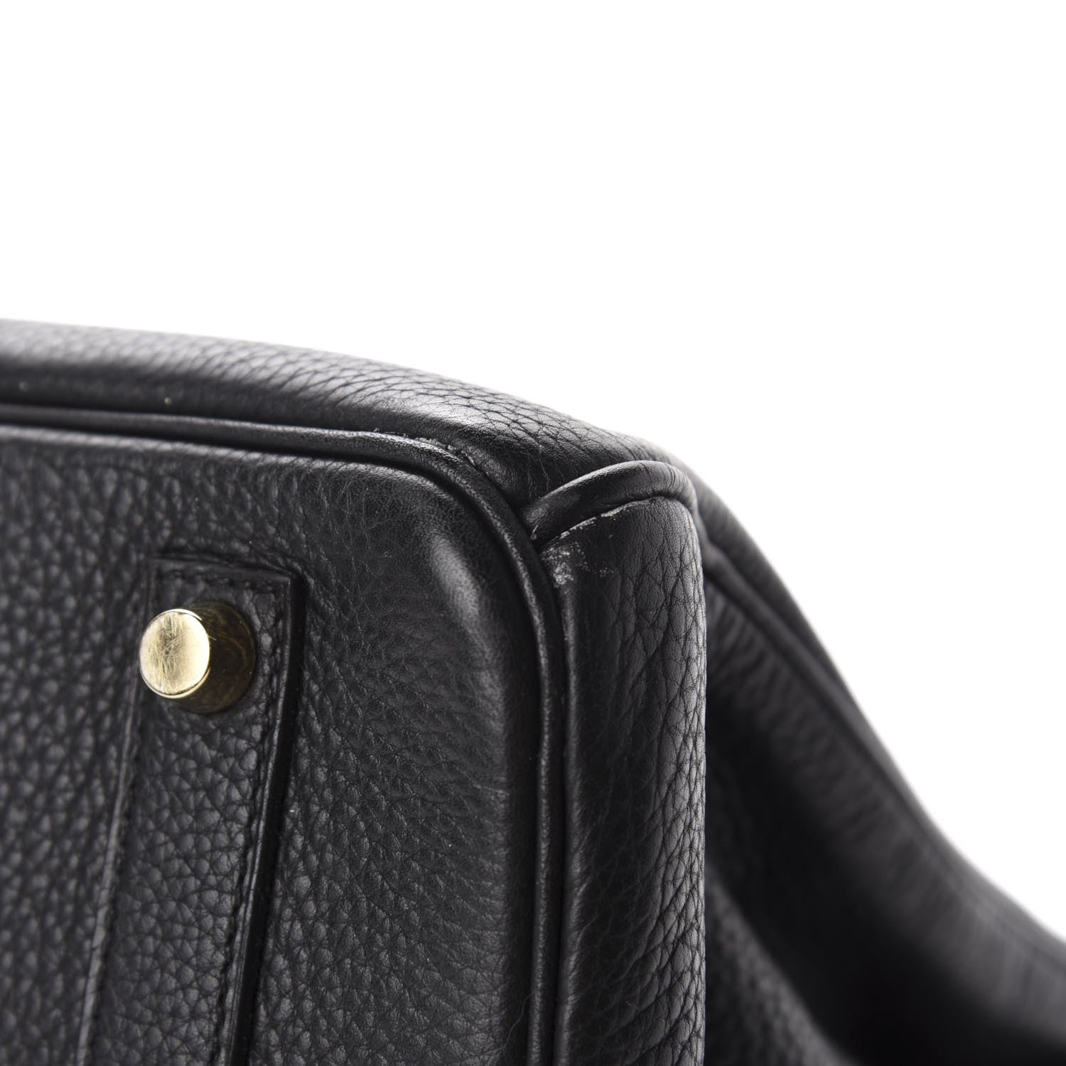 Hermes Taurillon Clemence Birkin 35 Black 9 of 14