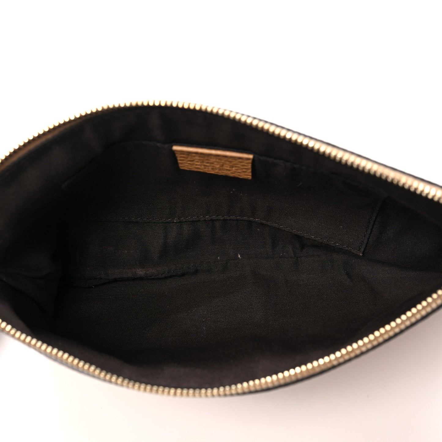 Calfskin Large Bamboo Clutch Brown