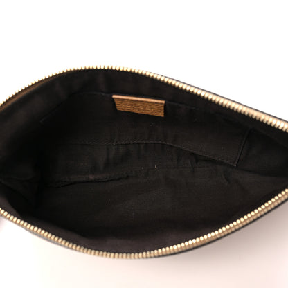 Gucci Calfskin Large Bamboo Clutch Brown 5 of 9