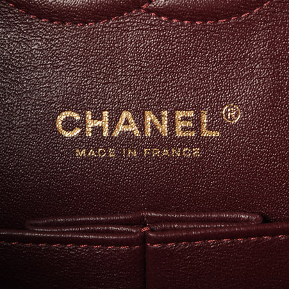 Chanel Lambskin Quilted Medium Double Flap Black 7 of 8