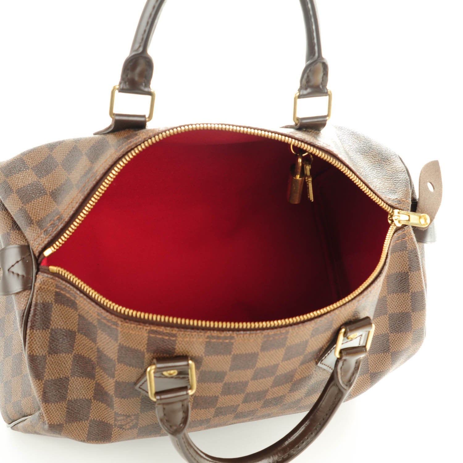 Louis Vuitton Damier Ebene Speedy 30 7 of 8