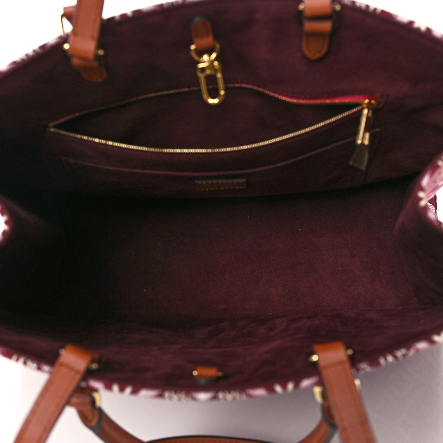 Louis Vuitton Jacquard Since 1854 Onthego GM Bourdeaux 4 of 9