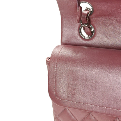 Chanel Metallic Lambskin Quilted Small Double Flap Pink 16 of 16