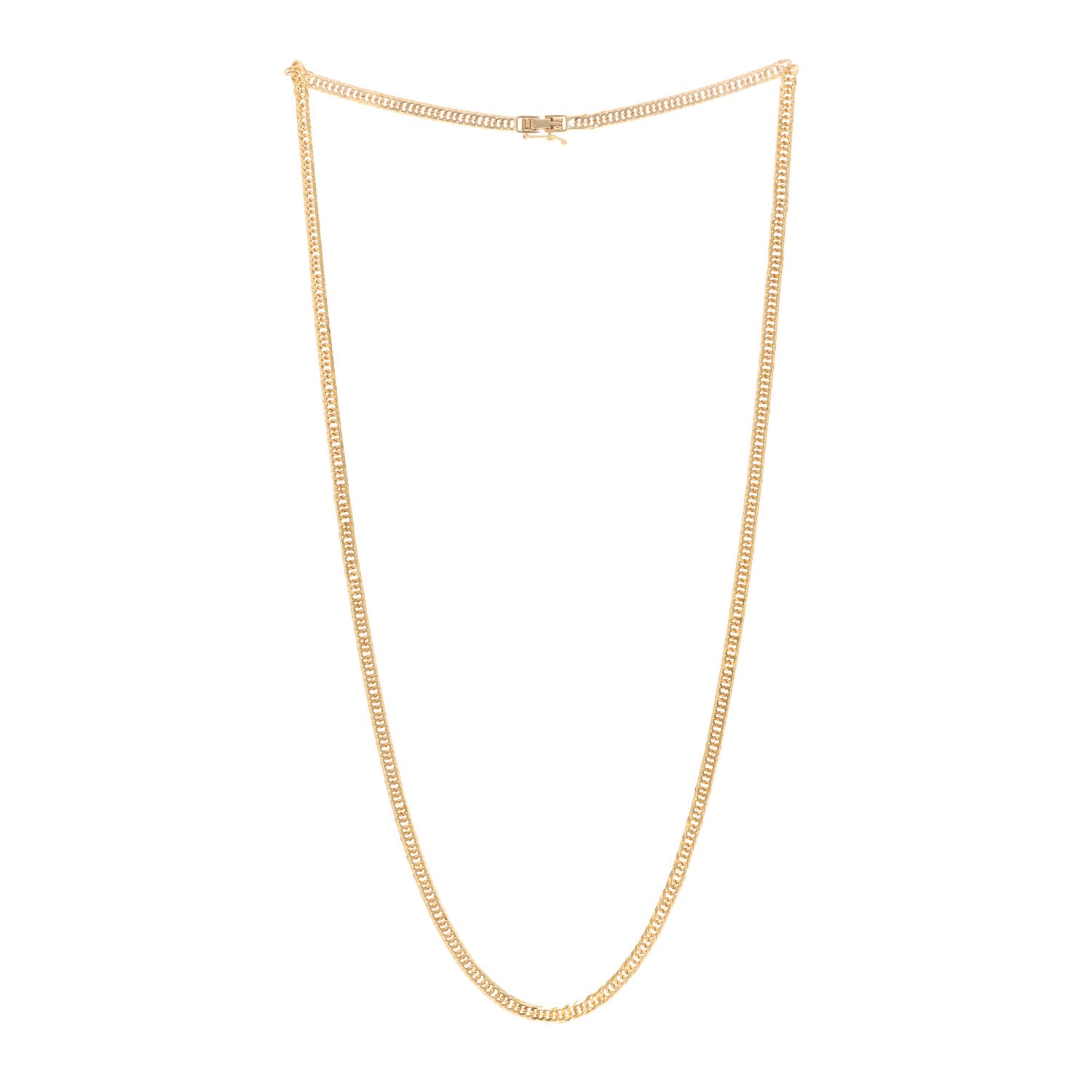Parker & West by FASHIONPHILE 18K Yellow Gold Curb Chain Necklace 19.75" 3 of 6
