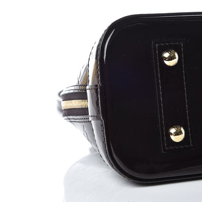 Louis Vuitton Vernis Alma BB Amarante 9 of 11