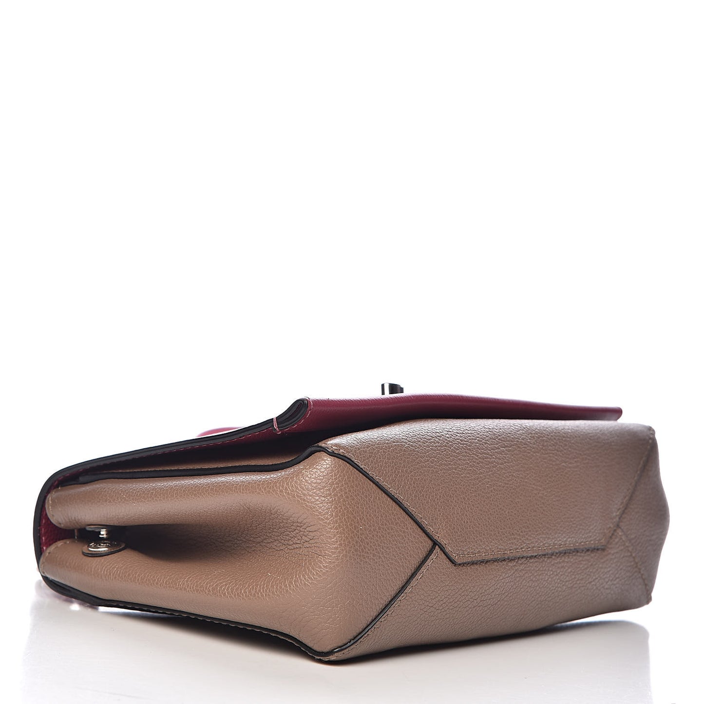 Calfskin Lockme II Chain Bag BB Rose Bruyere
