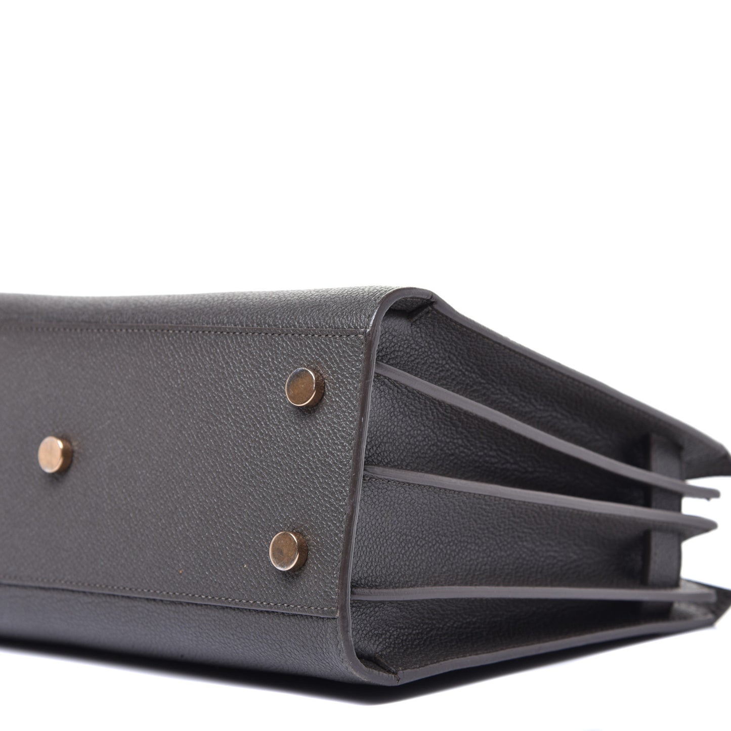 Grained Calfskin Baby Sac De Jour Dark Anthracite