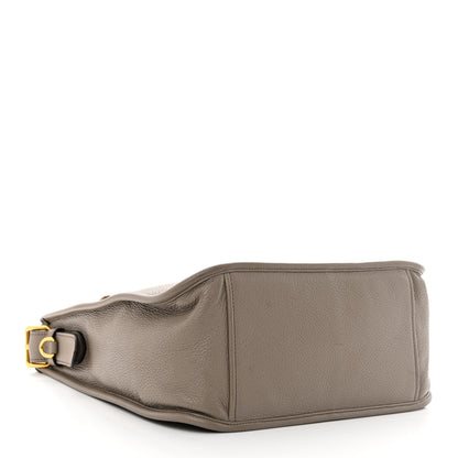 Prada Vitello Daino Messenger Hobo Argilla 4 of 16