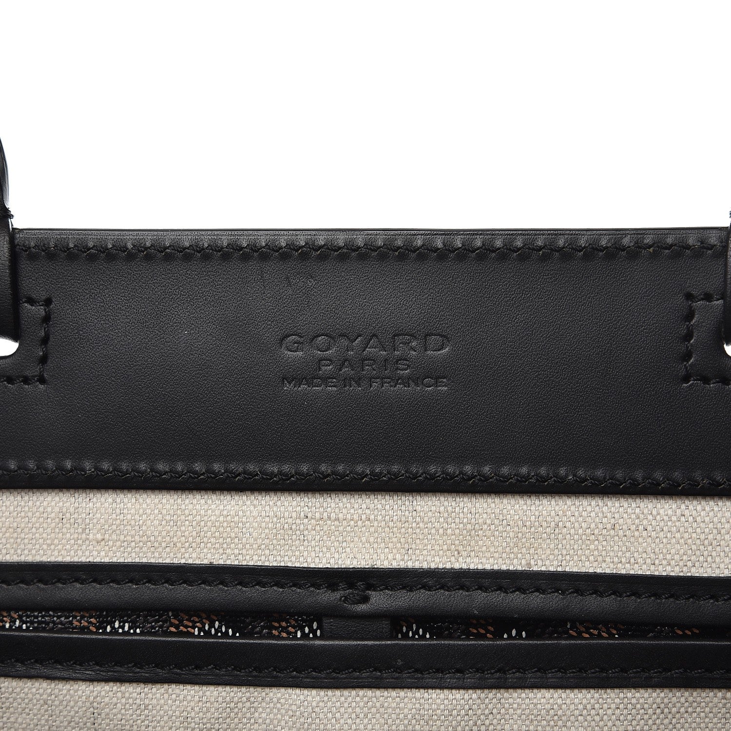 Goyard Goyardine Bellechasse GM Tote Black 6 of 12