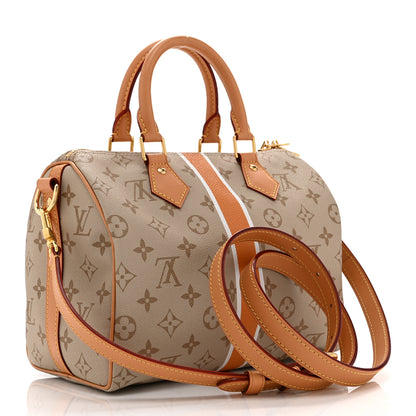 Louis Vuitton Monopaname Speedy Bandouliere 25 Beige Ocher 3 of 9