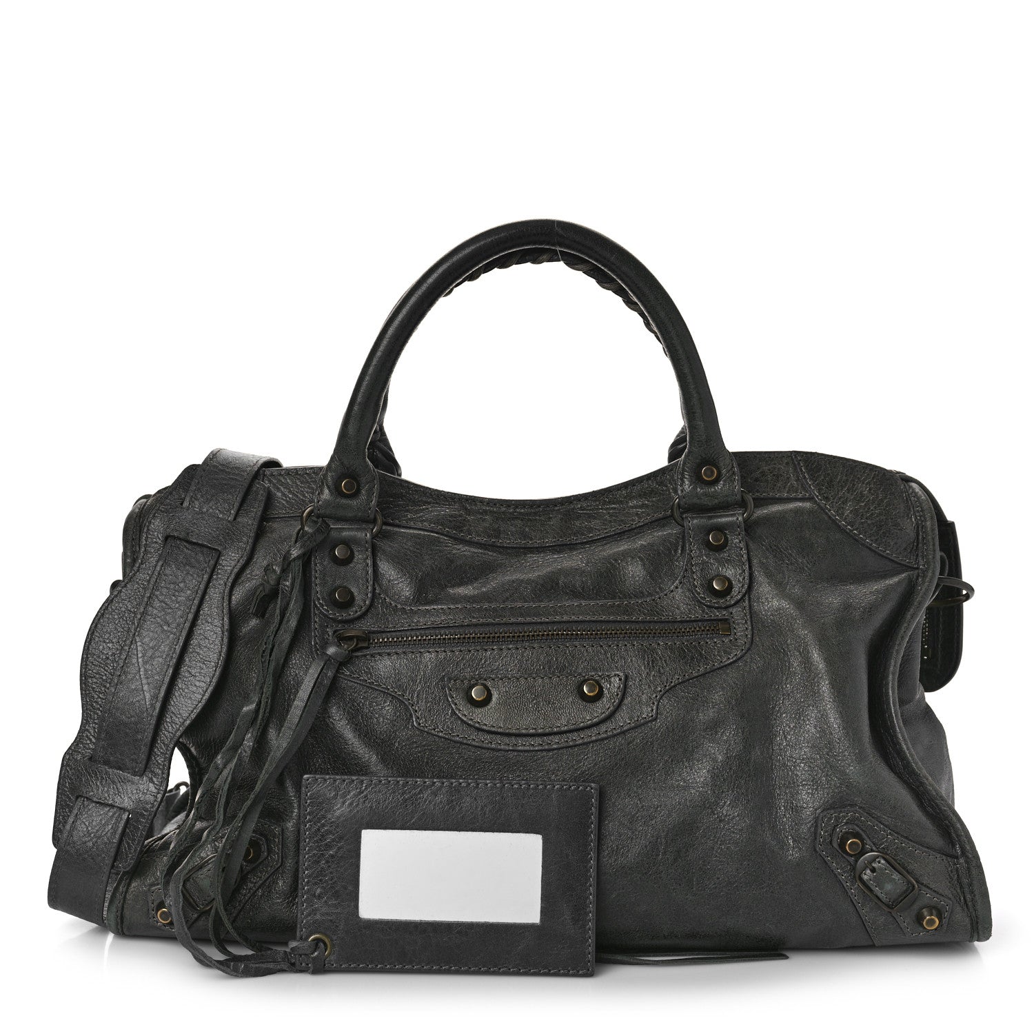 Balenciaga Agneau Classic Hardware City Anthracite 1 of 8