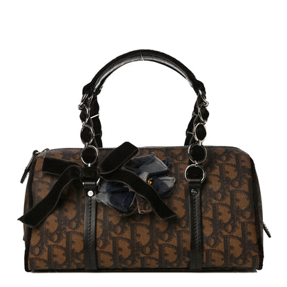 Christian Dior Monogram Trotter Romantique Boston Bag Brown 1 of 12