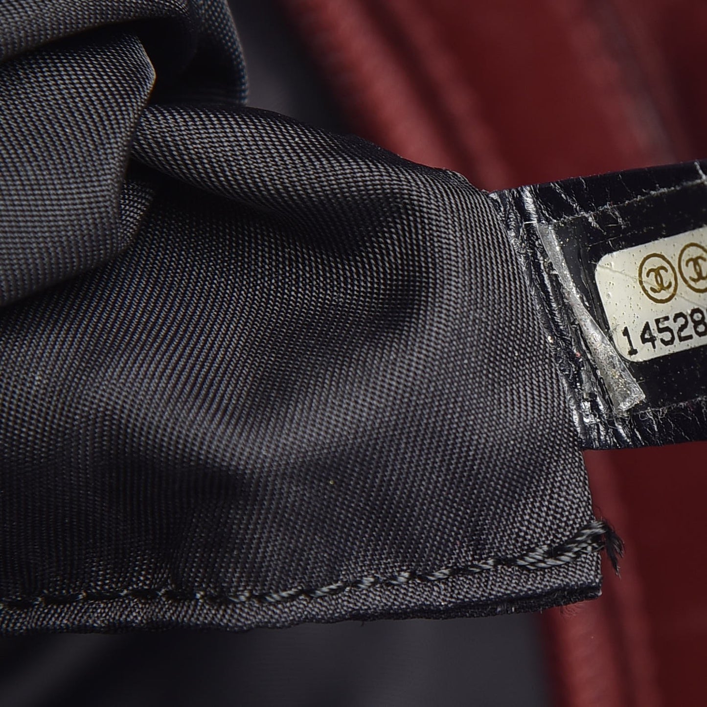 Lambskin Quilted Large Coco Cocoon Tote Navy