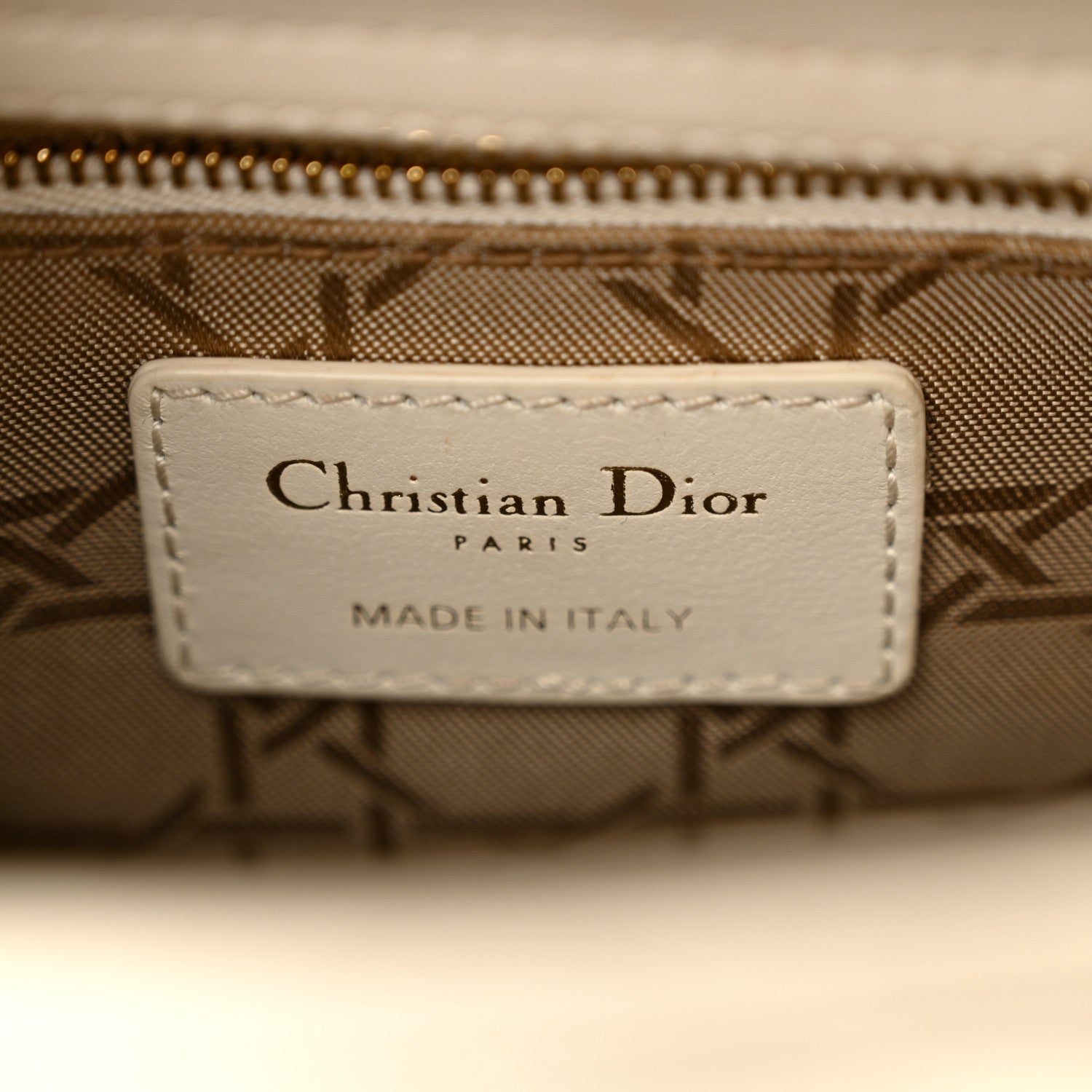 Christian Dior Lambskin Cannage Small My ABCDior Lady Dior White 6 of 17