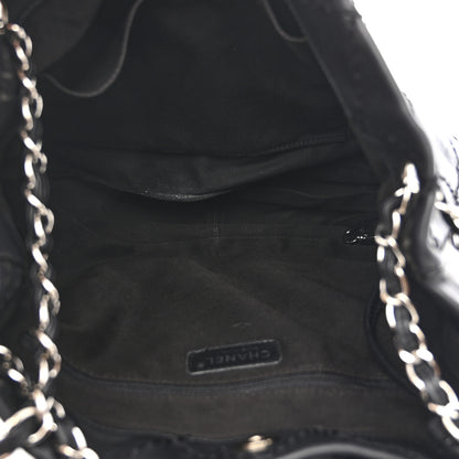 Chanel Lambskin Expandable Tote Black 5 of 13