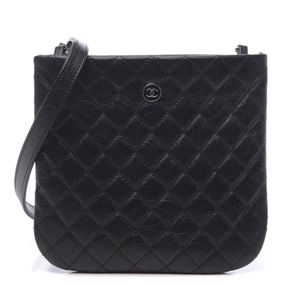 Chanel Calfskin Quilted Crossbody Bag Black 1 of 11