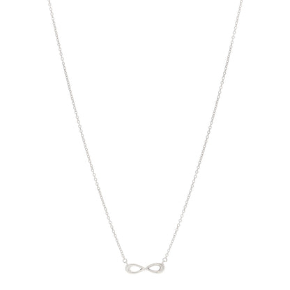 Tiffany Sterling Silver Mini Infinity Pendant Necklace 1 of 4