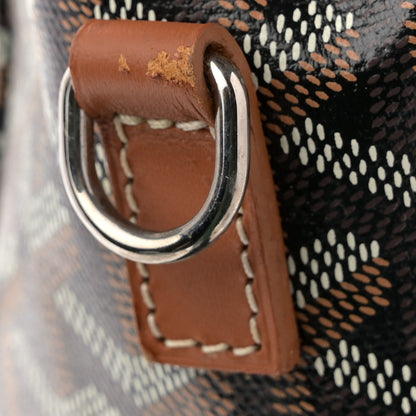 Goyard Goyardine Calfskin Alpin MM Backpack Gold Black 15 of 15