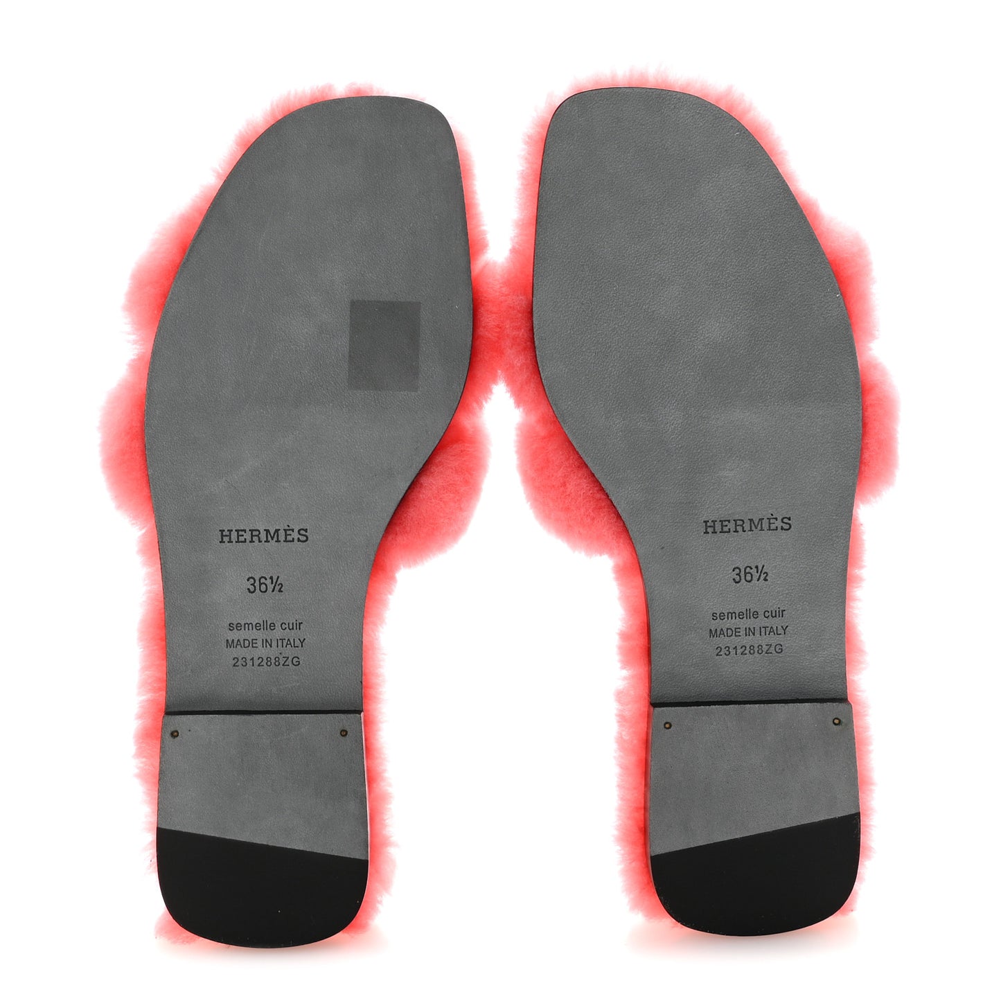 Woolskin Oran Sandals 36.5 Rose Du Desert