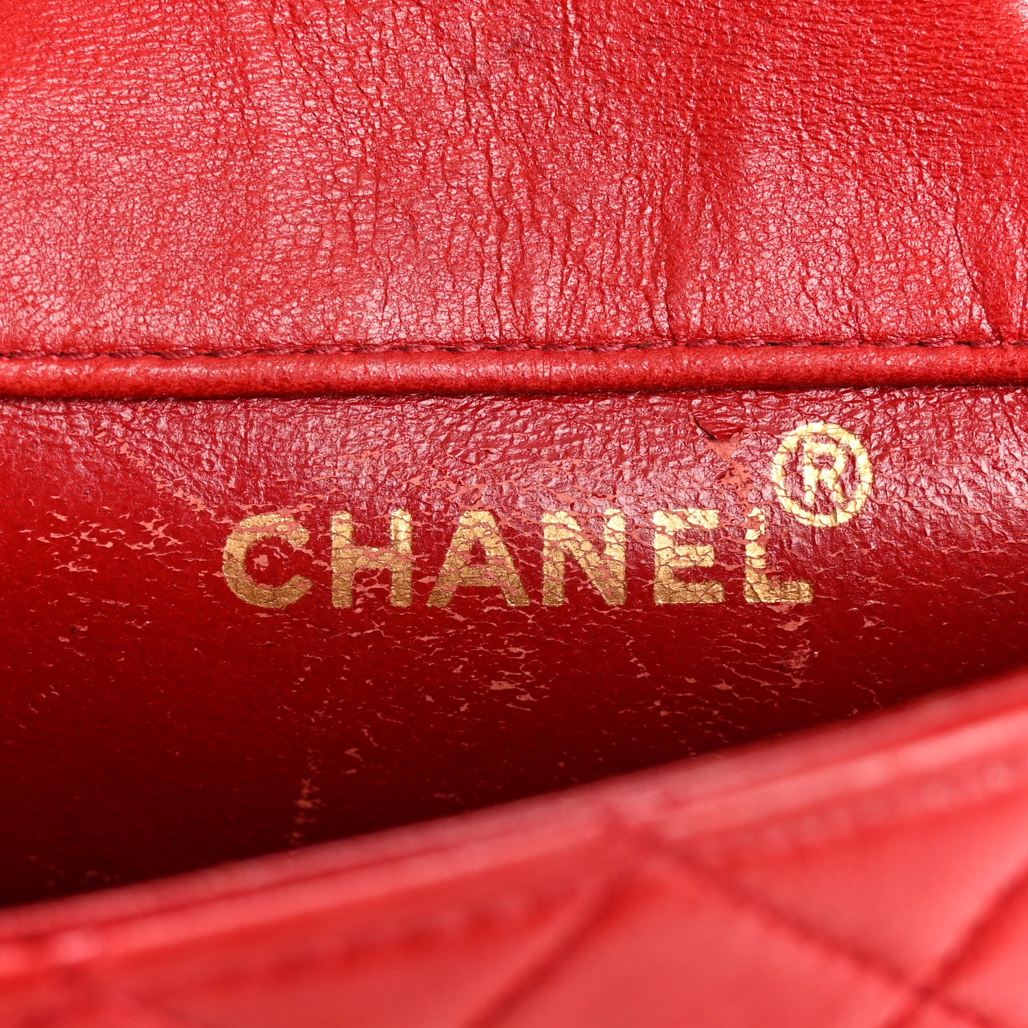 Chanel Lambskin Quilted Extra Mini Flap Red 6 of 15